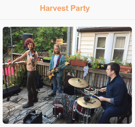 Band playing